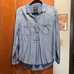 American Eagle jean shirt